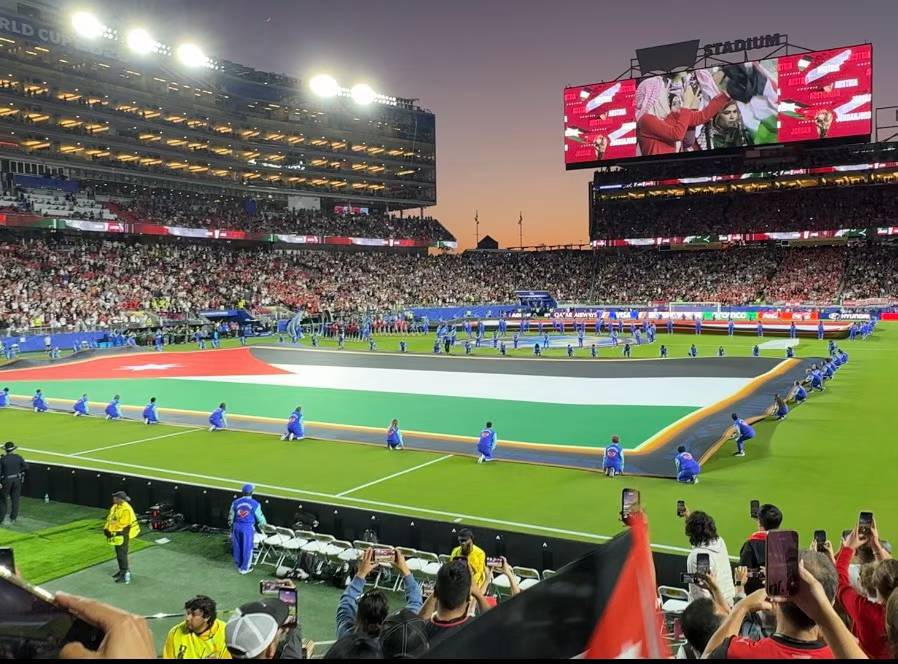 Austria versus Jordan at the FIFA World Cup